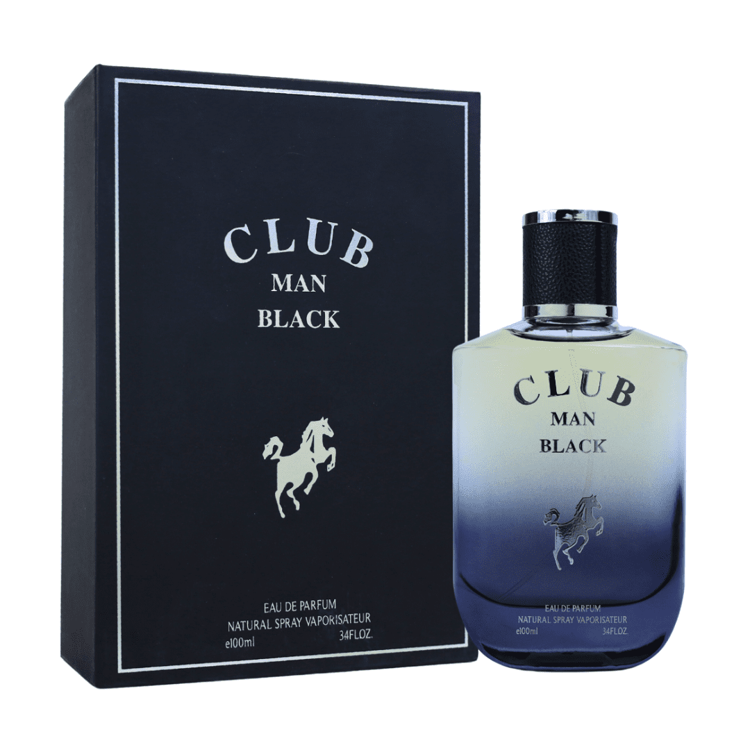 Club Man Black Eau De Parfum For Men 100Ml